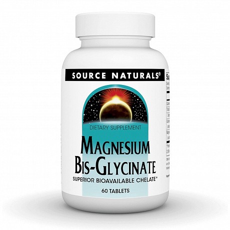 Magnesium Bis-Glycinate - 60 tabs (Магния бисглицинат) - 64 - Molodo