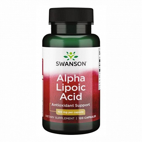 Alpha Lipoic Acid 100 mg - 120caps (Swanson альфа-липоевая кислота 100 мг, 120 капсул) - 66 - Molodo