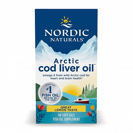 Arctic Cod Liver Oil - 90 softgels (Рыбий жир из печени трески) - 66 - Molodo
