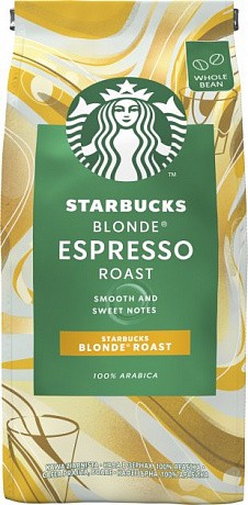 Кофе натуральный жареный в зернах STARBUCKS Blonde® Espresso Roast, 200 г - 58 - Molodo