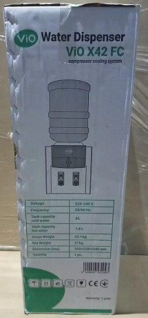 Кулер для води VIO X42-FC  белый, компрессорное охлаждение, верхняя загрузка - 62 - Molodo