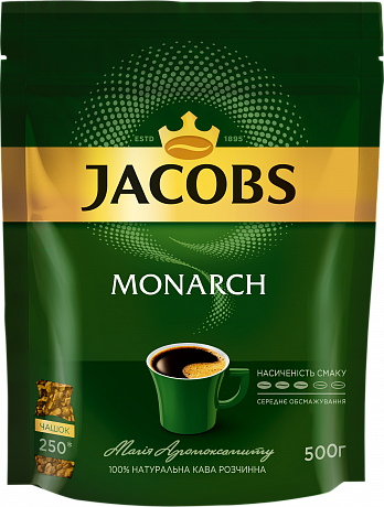 Кофе растворимый Jacobs Monarch Эконом 500г - 58 - Molodo