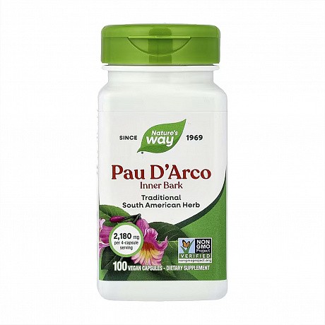 Pau D'Arco Inner Bark - 100 vcaps (Кора муравьиного дерева) - 63 - Molodo