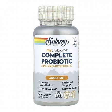 Complete Probiotic Adult 50+ - 30 veg caps (Пробіотичний комплекс) - 67 - Molodo