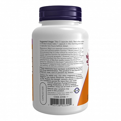 Magtein - 90 veg caps (Магній L-треонат ) - 67 - Molodo