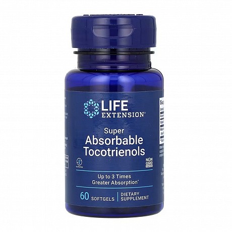 Super Absorbable Tocotrienols - 60 softgels (Вітамін E) - 64 - Molodo
