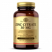 Zinc Citrate 30mg – 100 vcaps (Solgar цитрат цинка в растительных капсулах) - 72 - Molodo