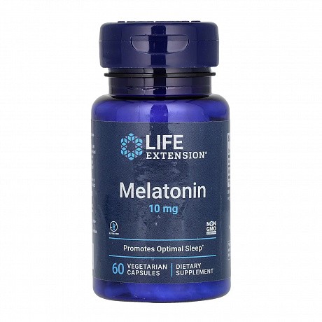 Melatonin 10 mg - 60 veg caps (Мелатонін) - 64 - Molodo
