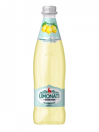 Лимонад Borjomi Limonati Цитрус скляна пляшка 0.5 л * 12 шт. - 63 - Molodo