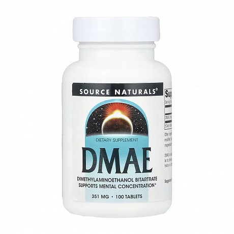 DMAE 351 mg - 100 tabs (Source Naturals DMAE, 100 таблеток) - 66 - Molodo