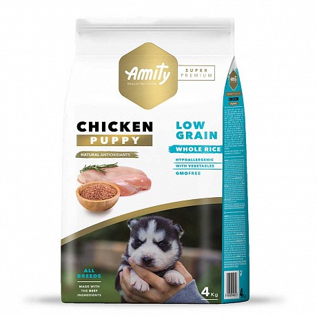 AMITY Super Premium Puppy, для цуценят усіх порід, з куркою  4 кг - 59 - Molodo