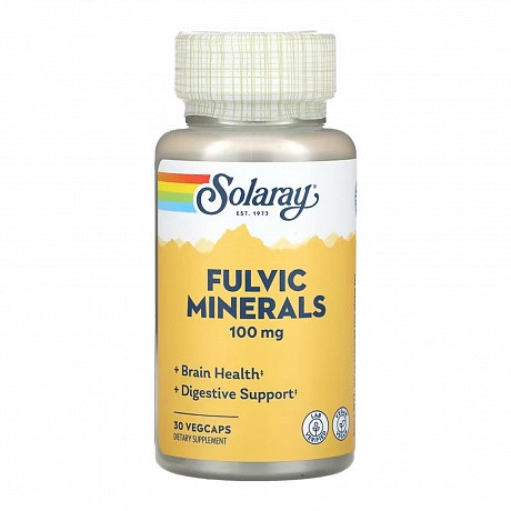 Fulvic Minerals 100mg - 30 vcaps (Фульвові мінерали) - 65 - Molodo