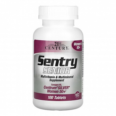 Sentry Senior Women 50+ - 100 tabs (Мультивитамины и мультиминералы для женщин 50+) - 64 - Molodo