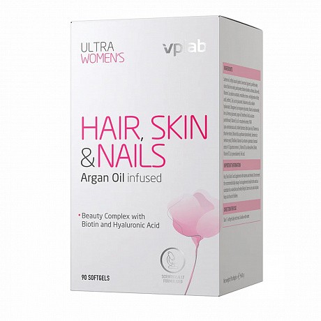 Ultra Women's Hair, Skin & Nails - 90 softgels (Мультивітаміни для шкіри, нігтів та волосся) - 65 - Molodo