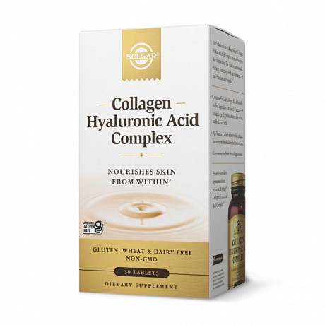 Collagen Hyaluronic Acid Complex - 30 tabs (Комплекс Коллаген Гиалуроновая кислота) - 64 - Molodo