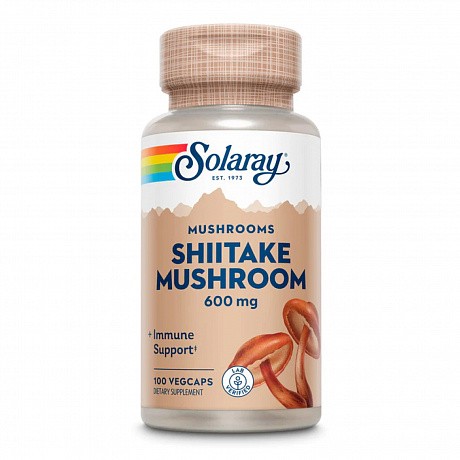 Shiitake Mushroom 600mg - 100 veg caps (Гриб Шіїтаке) - 64 - Molodo