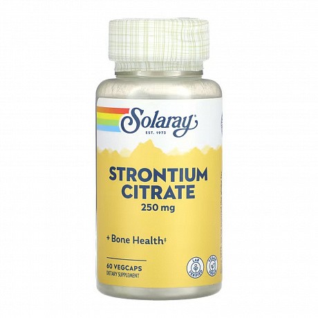 Strontium Citrate 250mg - 60 veg caps (Стронцій цитрат) - 64 - Molodo