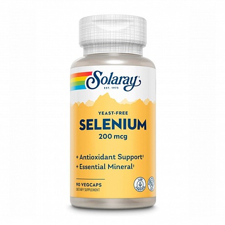 Selenium Yeast Free 200mcg - 90 vcaps (Селен) - 64 - Molodo