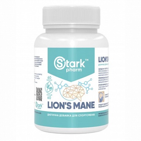 Lions Mane 500mg - 60caps (львиная грива, ежовик) - 63 - Molodo