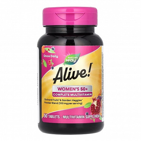 Women's 50+ Complete Multivitamin - 50 tabs (Мультивитамины для женщин 50+) - 67 - Molodo