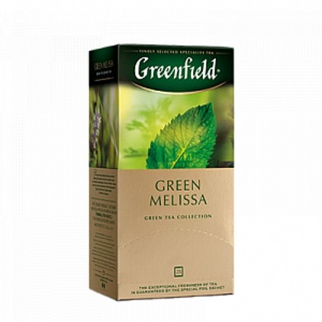 Чай зеленый Green Melissa Greenfield (25 пак.) - 58 - Molodo