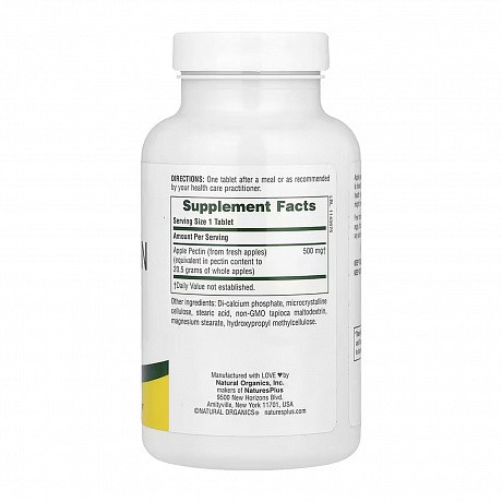 Apple Pectin 500 mg - 180 tabs (Яблочный пектин) - 64 - Molodo