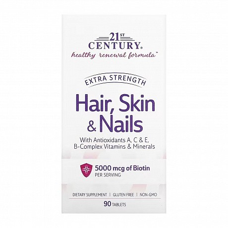 Hair, Skin & Nails Extra Strength - 90 tabs (Вітаміни для волосся, шкіри та нігтів) - 65 - Molodo