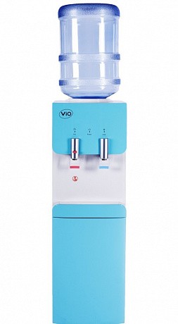 Кулер для воды VIO Х217-FCF голубой с компрессорным охлаждением и холодильником - 71 - Molodo
