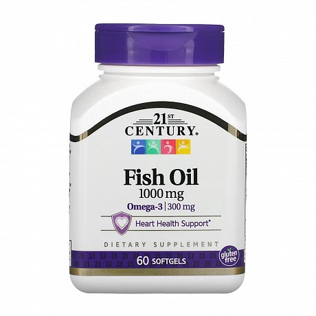 Fish Oil 1000 mg - 60 softgels (Рыбий жир) - 64 - Molodo