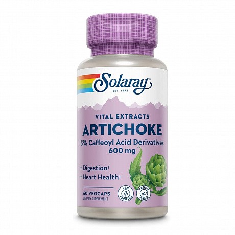 Artichoke Leaf Extract - 600mg 60 veg caps (Екстракт артишоку) - 63 - Molodo