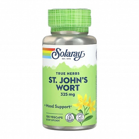 St. John's Wort Aerial 325mg - 100 veg caps (Звіробій) - 63 - Molodo