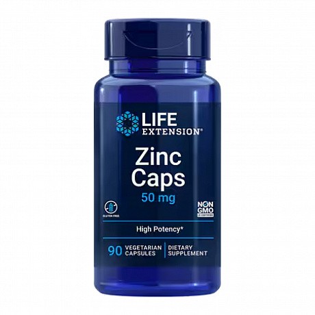 Zinc Caps 50mg - 90 veg caps (Цинк) - 64 - Molodo