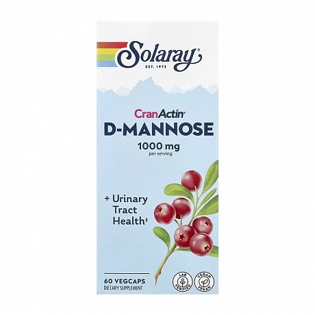 CranActin D-Mannose 1000mg - 60 veg caps (Д-Манноза) - 64 - Molodo