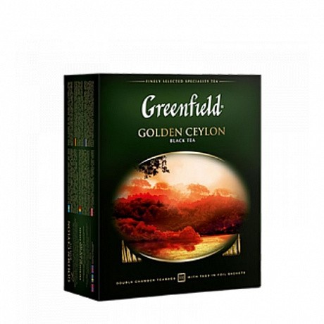Чай черный Golden Ceylon Greenfield (100 пак.) - 58 - Molodo