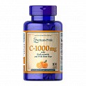 Vitamin C-1000 mg with Bioflavonoids & Rose Hips - 100 caps (Витамин С) - 60 - Molodo