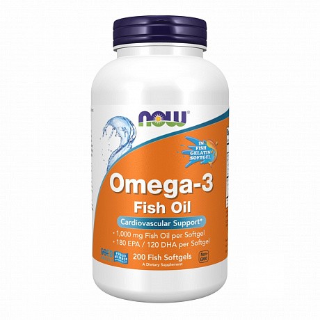 Omega-3 FO 1000mg 180/120 Fish Gelatin - 200 sgels (Омега-3) - 65 - Molodo