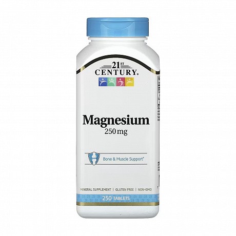 Magnesium 250 mg - 250 tabs (Магний) - 64 - Molodo