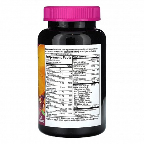 Women's Premium Multivitamin - 75 gummies (Мультивитамины премиум для женщин) - 67 - Molodo