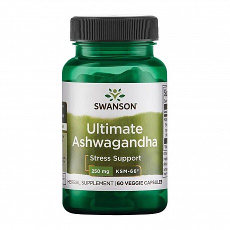 Ultimate Ashwagandha 250 mg - 60veg caps ( Ашваганда, екстракт коріння) - 64 - Molodo