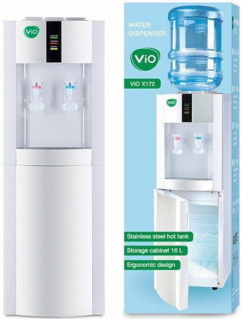 Кулер для води ViO X172-FCF білий, компресорне охолодження, з шафкою - 65 - Molodo