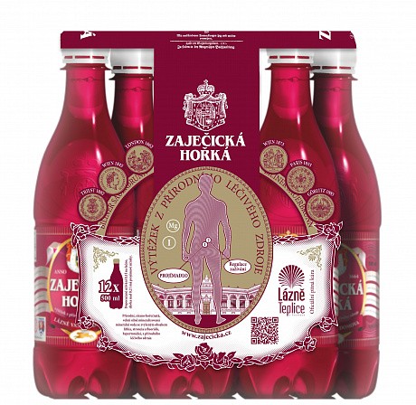 Zajecicka Horka 0,5 л вода слабогазована, шт. - 60 - Molodo