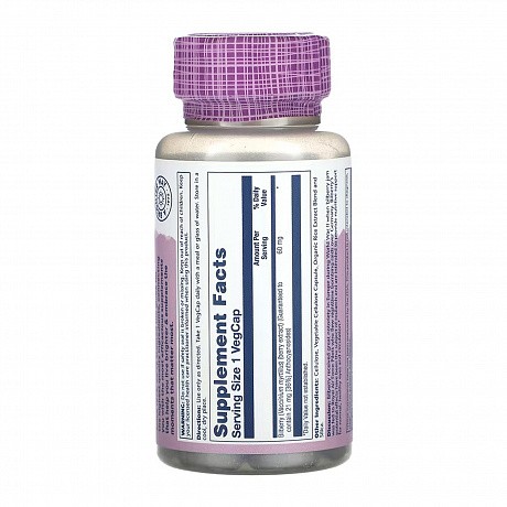 Bilberry Berry Extract 60mg - 60 veg caps (Екстракт чорниці) - 64 - Molodo