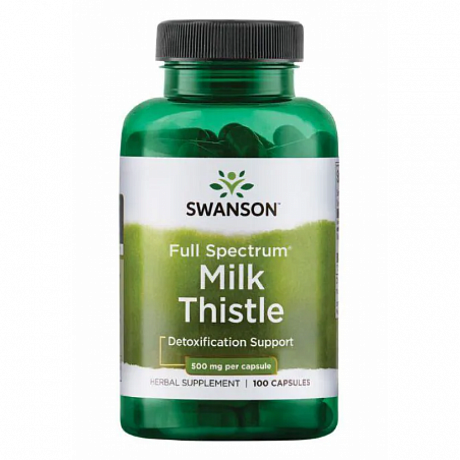 Milk Thistle 500mg - 100caps (Розторопша) - 63 - Molodo