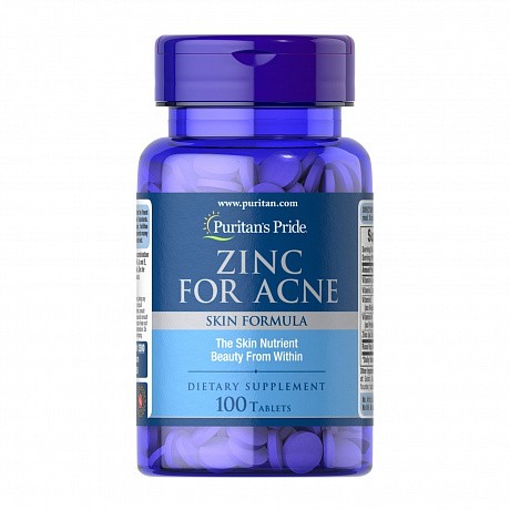 Zinc for Acne - 100 tab (Цинк от акне) - 64 - Molodo