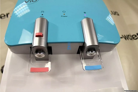 Кулер для водиVIO Х217-FEC  голубой, электронное охлаждение, со шкафчиком - 66 Кулер для водиVIO Х217-FEC  голубой, электронное охлаждение, со шкафчиком - 66 - Molodo