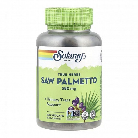 Saw Palmetto Berry 580mg - 180 vcaps (Ягоды Со Пальметто Solaray) - 65 - Molodo