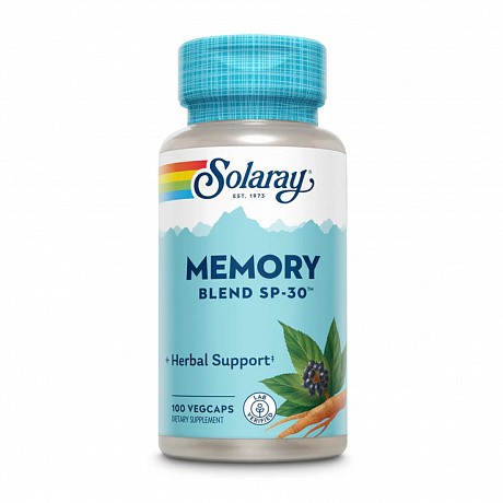 Memory Blend SP-30 - 100 vcaps (Комплекс для підтримки пам’яті Solaray) - 65 - Molodo