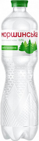 Моршинська 0,75 л вода слабогазована , 12 шт - 63 - Molodo