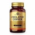 Chelated Copper - 100 tabs (Solgar хелатная медь в таблетках) - 62 - Molodo