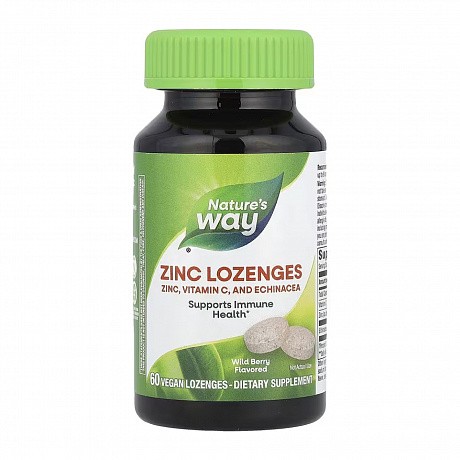 Zinc - 60 lozenges (Цинку глюконат) - 65 - Molodo